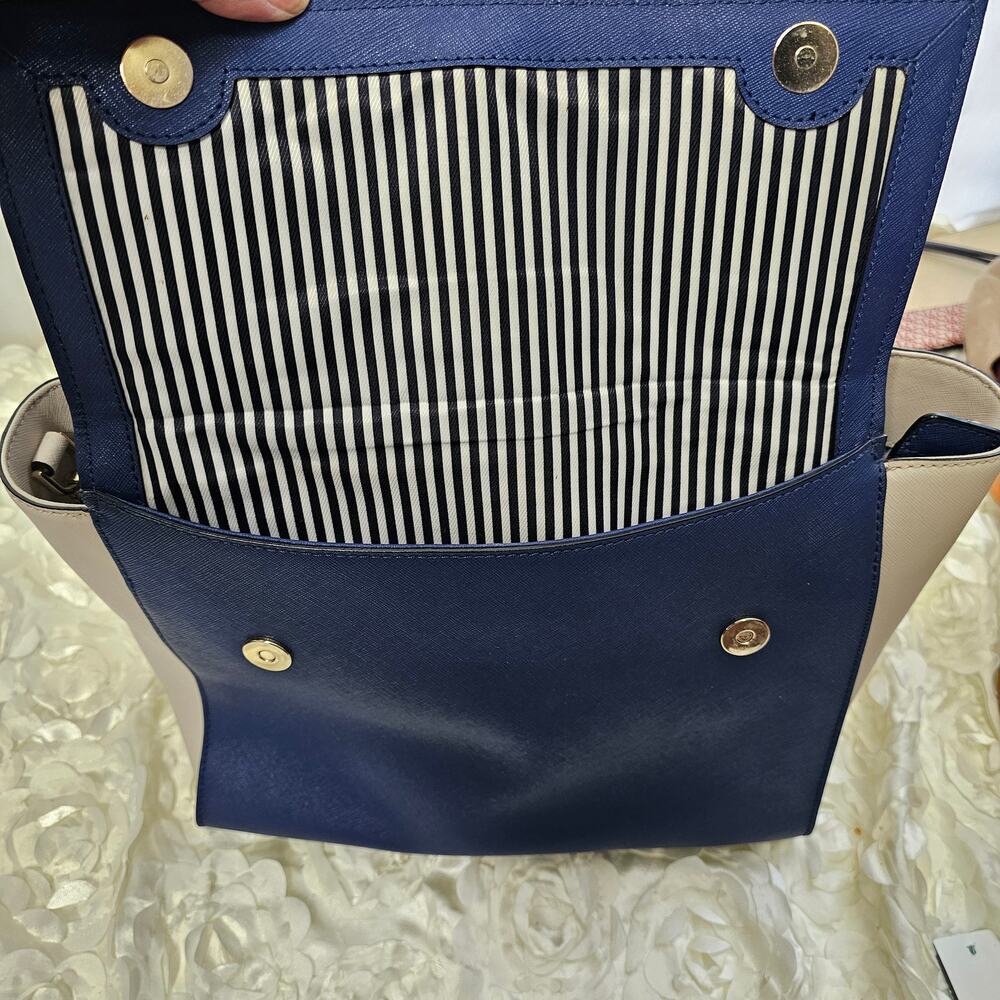 Kate spade New York Cameron Street Blakely Satchel Blue Black ivory - Picture 11 of 11